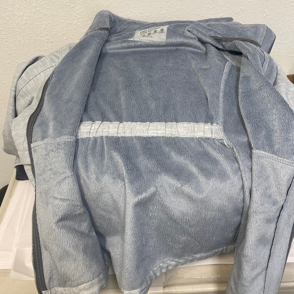 Free Country Women's Plus Aeris II Softshell Jacket Gray, Fleece Lined, 2X EUC - Picture 5 of 5